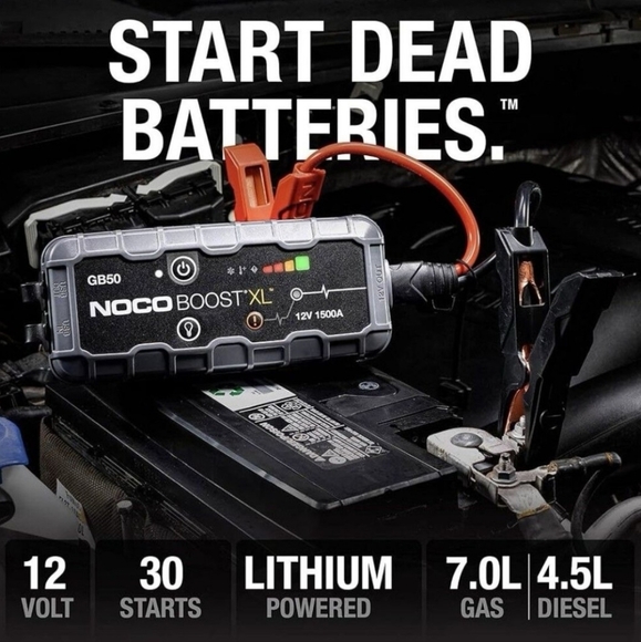 NOCO Boost XL GB50 1500A 12V portable lithium battery jump starter New - Picture 8 of 11